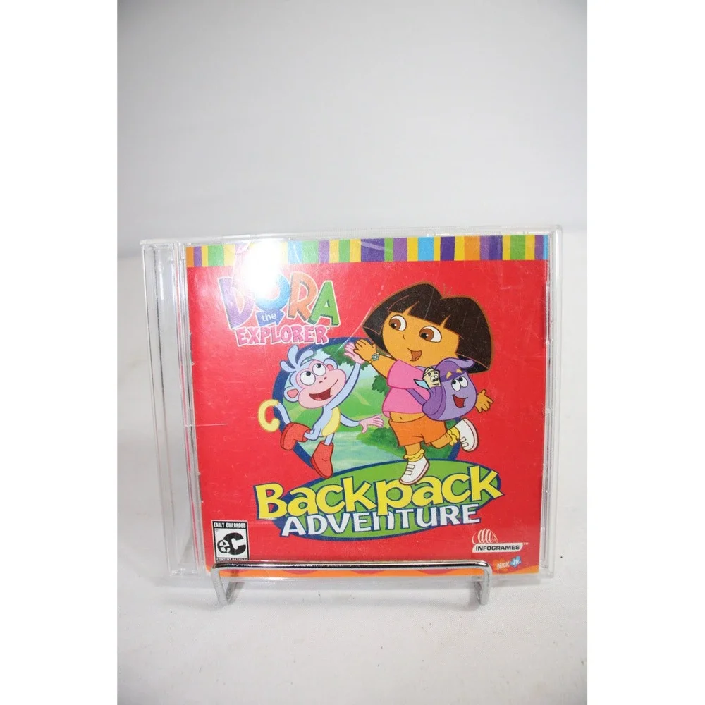 Dora the Explorer Backpack Adventure PC CD ROM Game Educational Kids Learning